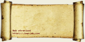 Isak Čurović vizit kartica